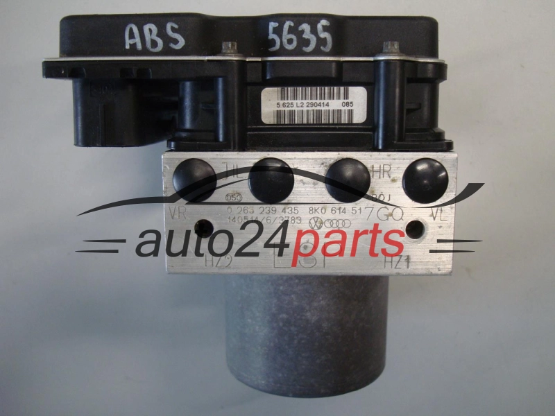 ABS POMPA I STEROWNIK AUDI A4 BOSCH 0 265 239 435, 0265239435, 8K0 614 517 GQ, 8K0614517GQ, 0 265 952 145, 0265952145