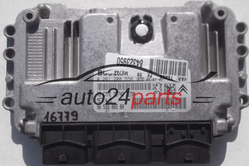 CALCULATEUR MOTEUR PEUGEOT 307 1.6 BOSCH 0 261 208 558, 0261208558, 96 593 065 80, 9659306580 