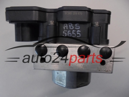 POMPA ABS I STEROWNIK FIAT 0265259670 52087496 0265956519 -