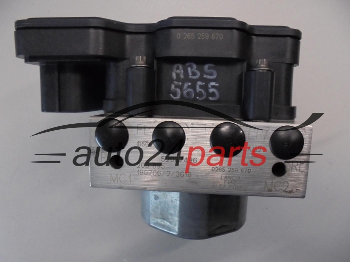 POMPA ABS I STEROWNIK FIAT 0265259670 52087496 0265956519 -