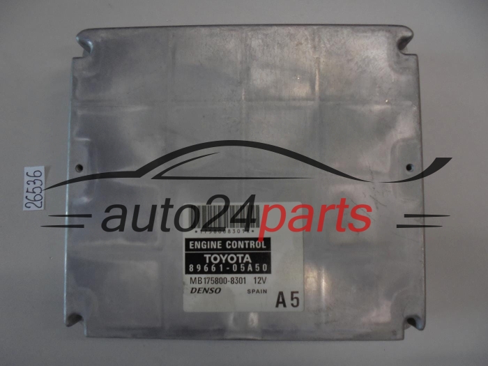 KOMPUTER STEROWNIK SILNIKA TOYOTA AVENSIS 89661-05A50, 8966105A50, MB175800-8301, MB1758008301