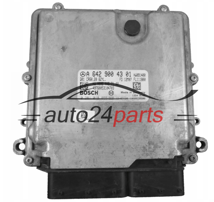 MOTORSTEUERGERÄT ECU STEUERGERÄT MERCEDES BENZ 0281018855 A6429004301 CR60.20
