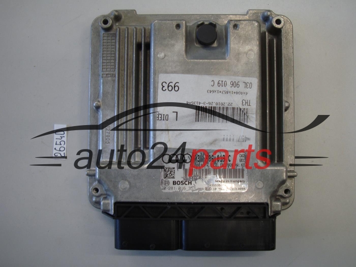 KOMPUTER STEROWNIK SILNIKA AUDI BOSCH 0281016353, 0 281 016 353, 03L906019C, EDC17CP20