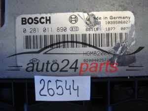 KOMPUTER STEROWNIK SILNIKA RENAULT OPEL NISSAN 2.5 DCI BOSCH 0 281 011 890, 0281011890, HOM8200091517