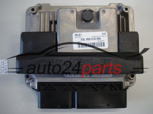 KOMPUTER STEROWNIK SILNIKA AUDI BOSCH 0 281 017 835, 0281017835, 03L 906 018 MN, 03L906018MN, 03L 906 018 DN, 03L906018DN, EDC17C46
