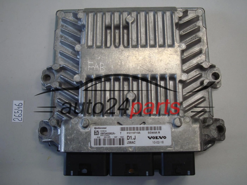 KOMPUTER STEROWNIK SILNIKA VOLVO SIEMENS 5WS40562A-T, 5WS40562AT, 31211071AA, SID803A