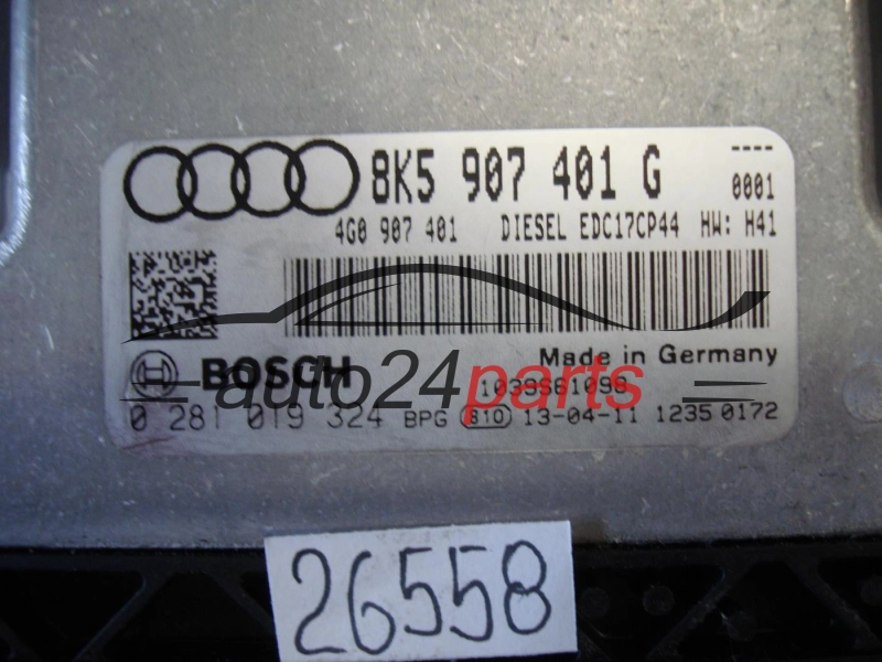 KOMPUTER STEROWNIK SILNIKA AUDI Q5 0281019324 8K5907401G EDC17CP44