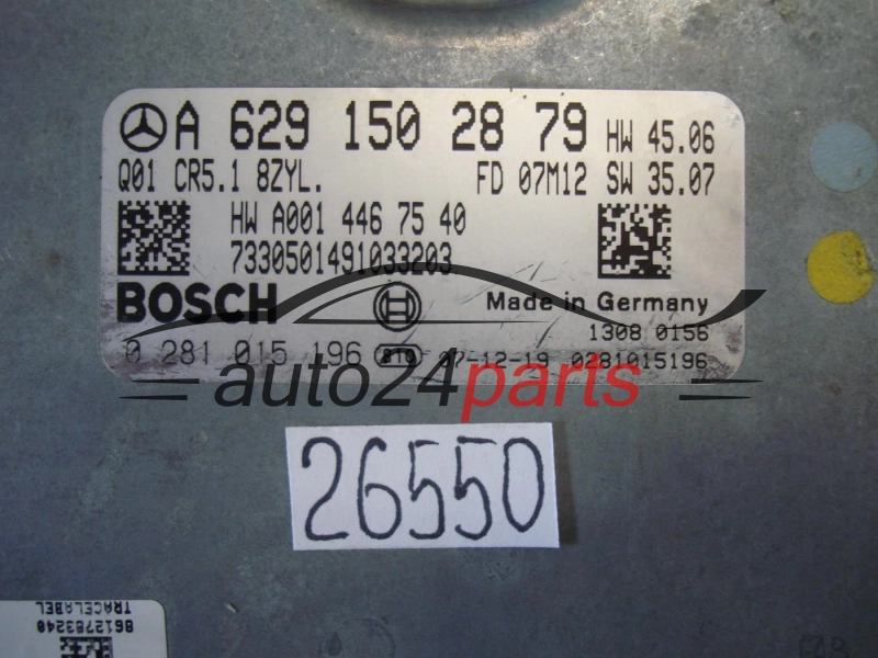 MERCEDES BENZ 0281015196 A6291502879 CR5.1