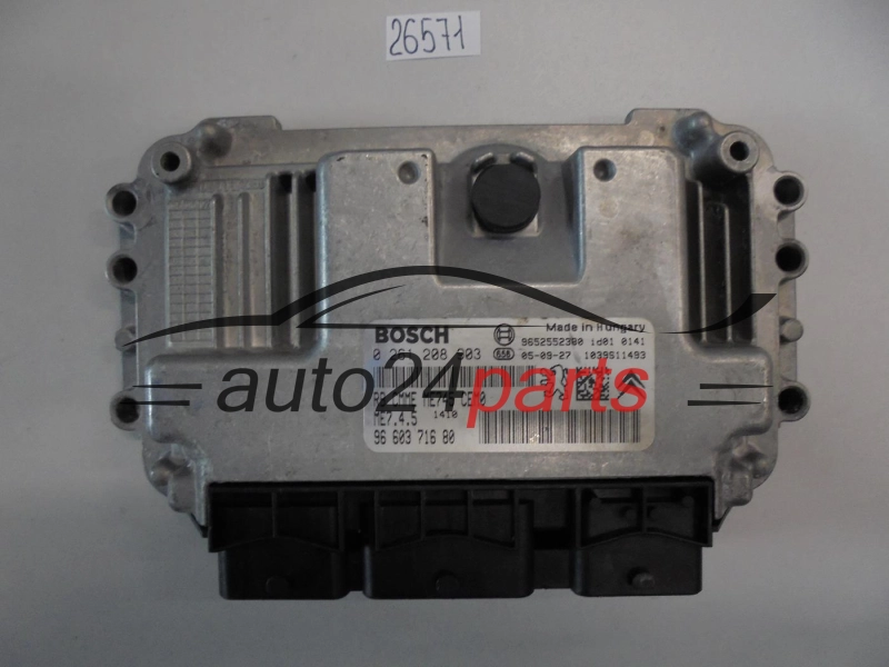KOMPUTER STEROWNIK SILNIKA CITROEN 0 261 208 903 0261208903 9660371680