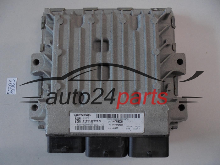 Calculateur moteur 2.2 HDI Continental S180129101G 9679182280 – Citroen Peugeot Fiat – Plug & Play
