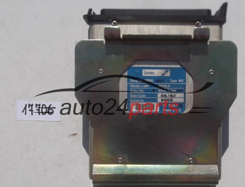 KOMPUTER STEROWNIK SILNIKA FORD TRANSIT 2.5 TD LUCAS 92VB 9J464 AC, 92VB9J464AC, 80263 K, 80263K