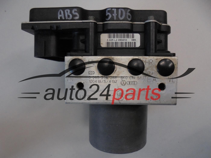Pompe ABS et calculateur AUDI 0265236288 8K0614517EA 8K0907379BE 0265951461