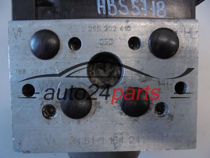 ABS POMPA I STEROWNIK BMW 0 265 202 410, 0265202410, 3451-1164241, 34511164241