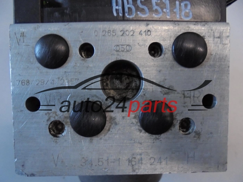 ABS POMPA I STEROWNIK BMW 0 265 202 410, 0265202410, 3451-1164241, 34511164241