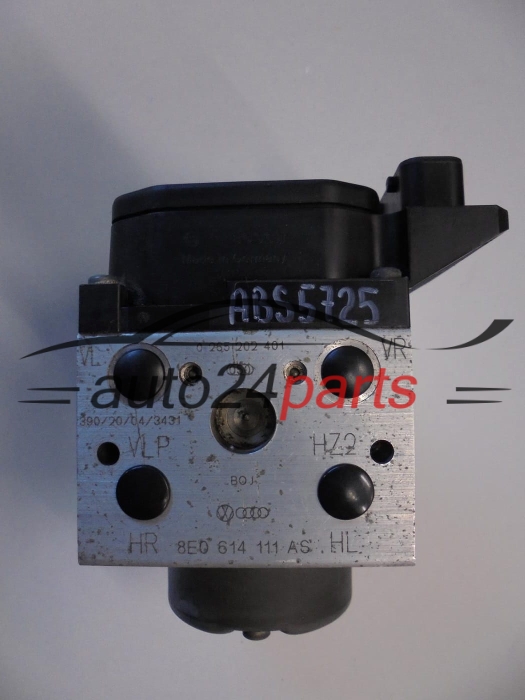ABS POMPA I STEROWNIK AUDI 8E0 614 111 AS, 8E0614111AS, 0 265 202 401, 0265202401