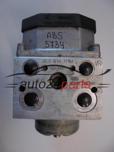 ABS POMPA AUDI VW BOSCH 0 265 220 441, 0265220441, 8E0 614 111 M, 8E0614111M, 0273004134