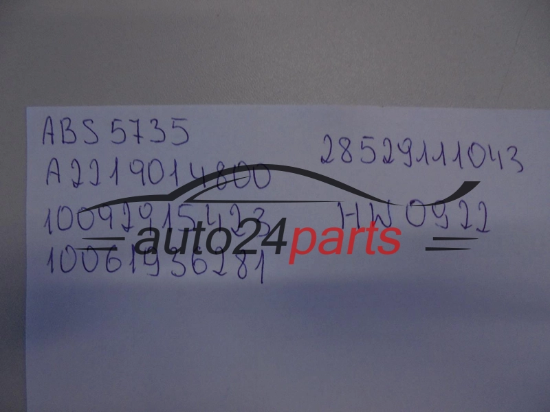 POMPA ABS I STEROWNIK MERCEDES BENZ A2214310848 10.0212-0742.4 10021207424 A2219014800