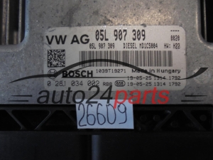 KOMPUTER STEROWNIK SILNIKA AUDI 0281034002 05L907309