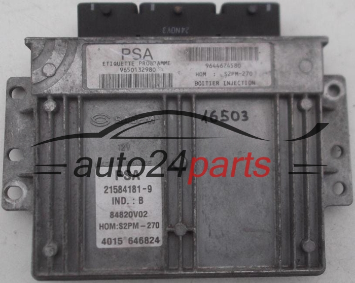 CALCULATEUR MOTEUR CITROEN XSARA PICASSO 1.8 SAGEM 21584181-9