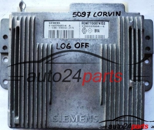 CALCULATEUR MOTEUR RENAULT LAGUNA 1.8 SIEMENS S103750014A, S103750014 A, HOM7700874132 HOM 7700974132, 7700107004