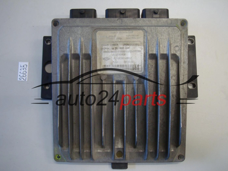 KOMPUTER STEROWNIK SILNIKA RENAULT KANGOO 1.5 DCI 8200253520, R0410C038A, HOM8200140057