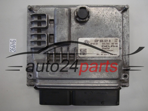 KOMPUTER STEROWNIK SILNIKA VOLKSWAGEN 03P906021B 28306769 DCM3.7