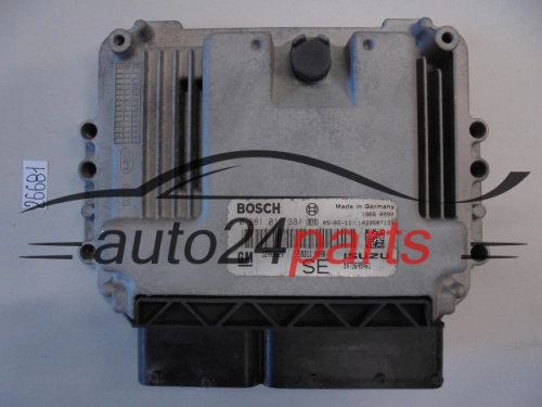 KOMPUTER STEROWNIK SILNIKA OPEL ASTRA H 1.7 CDTI BOSCH 0 281 011 381, 0281011381, GM 12992629 SE, ISUZU 8973698461
