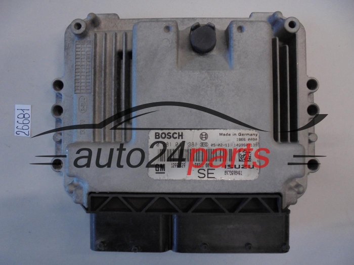 KOMPUTER STEROWNIK SILNIKA OPEL ASTRA H 1.7 CDTI BOSCH 0 281 011 381, 0281011381, GM 12992629 SE, ISUZU 8973698461