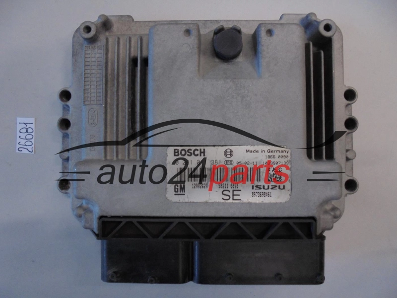 KOMPUTER STEROWNIK SILNIKA OPEL ASTRA H 1.7 CDTI BOSCH 0 281 011 381, 0281011381, GM 12992629 SE, ISUZU 8973698461