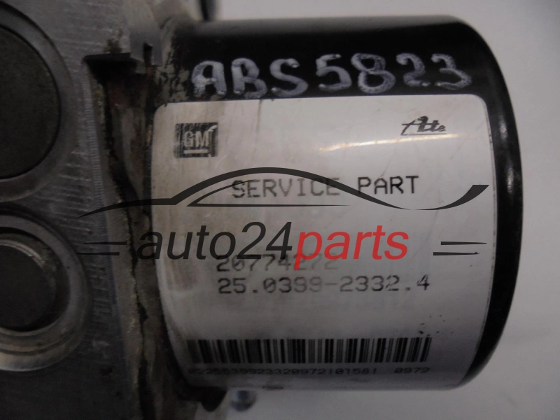 ABS POMPA OPEL CHEVROLET 20774272 25.0399-2332.4 25039923324 28.5260-7200.3 28526072003