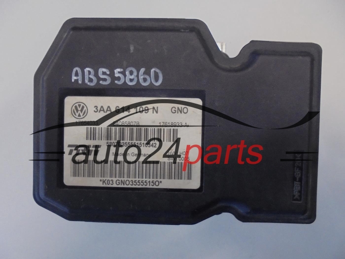 ABS POMPA I STEROWNIK VW VOLKSWAGEN 3AA614109N, 3AA 614 109 N, 17654033