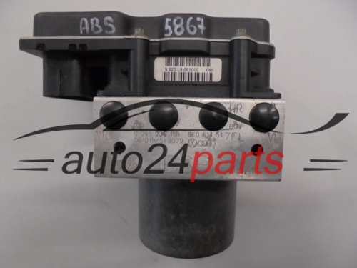 Bomba ABS y centralita AUDI VOLKSWAGEN BOSCH 0 265 236 188 0265236188 8K0614517FL 0265951170 8K0907379CA