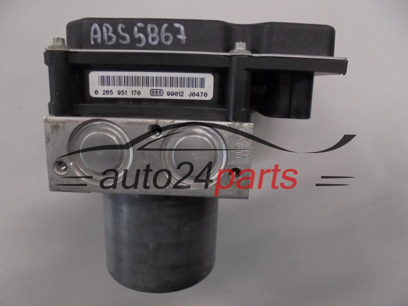 ABS POMPA I STEROWNIK AUDI VOLKSWAGEN BOSCH 0 265 236 188 0265236188 8K0614517FL 0265951170 8K0907379CA