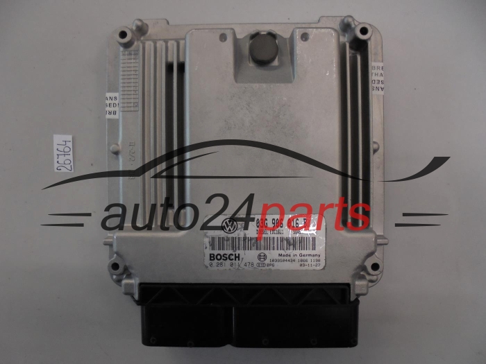 KOMPUTER STEROWNIK SILNIKA VW VOLKSWAGEN GOLF 1.9 TDI BOSCH 0 281 011 478, 0281011478, 03G 906 016 B, 03G906016B, EDC16U1
