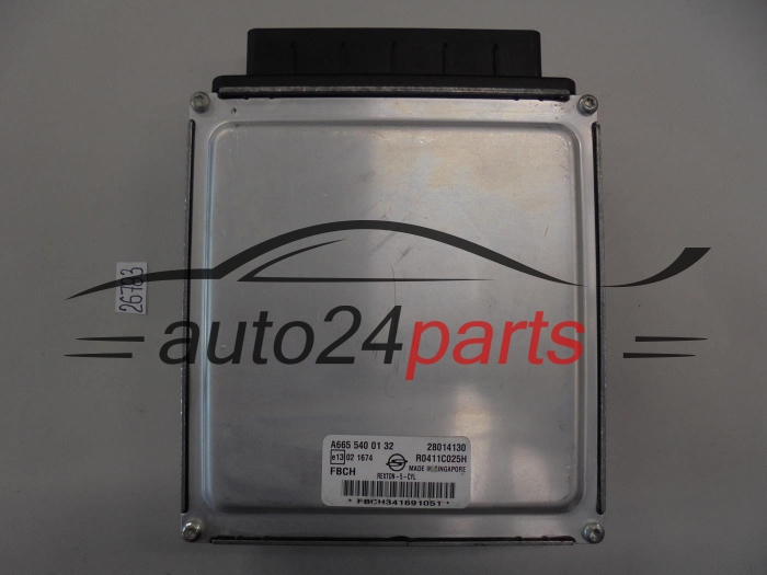 KOMPUTER STEROWNIK SILNIKA SSANG YONG REXTON 2.7 CDI A6655400132, A665 540 01 32, 28014130, R0411C025H, FBCH