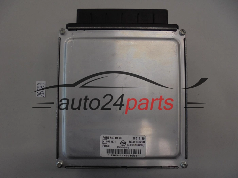 KOMPUTER STEROWNIK SILNIKA SSANG YONG REXTON 2.7 CDI A6655400132, A665 540 01 32, 28014130, R0411C025H, FBCH
