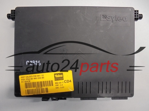 CENTRALKA MODUL BSI CITROEN PEUGEOT VALEO 730 051 12, 73005112, 96 460 233 80, 9646023380