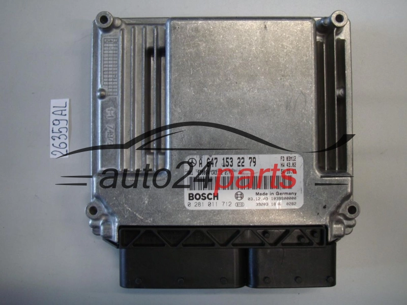 KOMPUTER STEROWNIK SILNIKA MERCEDES BENZ 0281011712 A6471532279 CR3.12