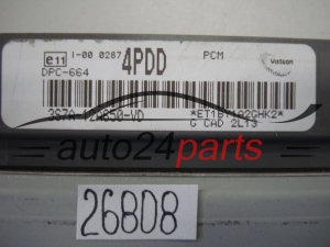 KOMPUTER STEROWNIK SILNIKA FORD MONDEO MK3 2.0 TDCI VISTEON 3S7A-12A650-VD, 3S7A12A650VD, 4PDD
