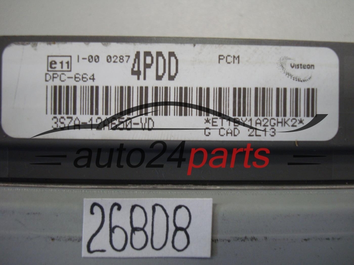 KOMPUTER STEROWNIK SILNIKA FORD MONDEO MK3 2.0 TDCI VISTEON 3S7A-12A650-VD, 3S7A12A650VD, 4PDD