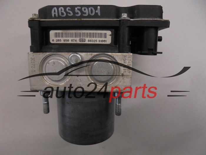 POMPA ABS I STEROWNIK NISSAN 0265235296 47660JD01A 0265950674