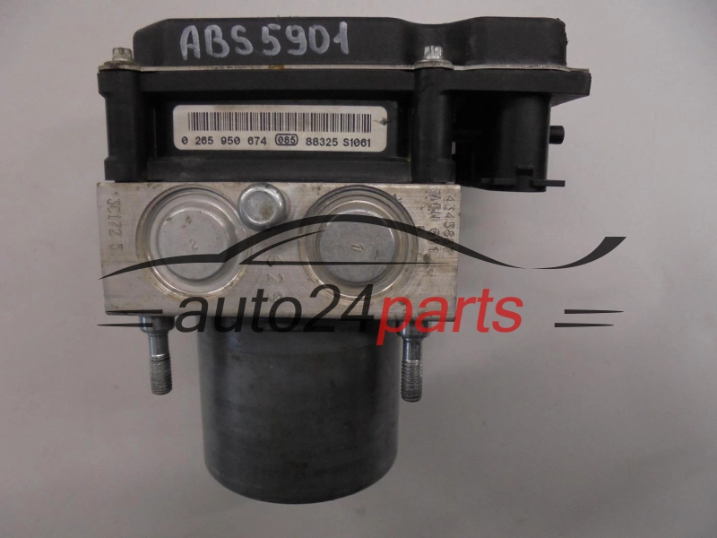 POMPA ABS I STEROWNIK NISSAN 0265235296 47660JD01A 0265950674