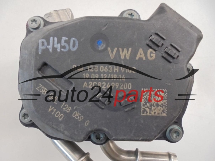PRZEPUSTNICA POWIETRZA VOLKSWAGEN GOLF SKODA OCTAVIA VDO A2C82499200, 04L 128 063 H, 04L128063H, ZSB 04L 128 059 G, 04L128059G