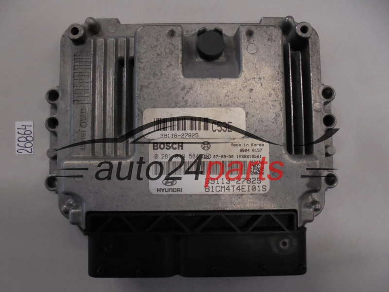 KOMPUTER STEROWNIK SILNIKA HYUNDAI SANTA FE 2.2 CRDI, BOSCH 0 281 013 584, BOSCH 0281013584, 39113-27825, 3911327825, A0CM4T4EI01S
