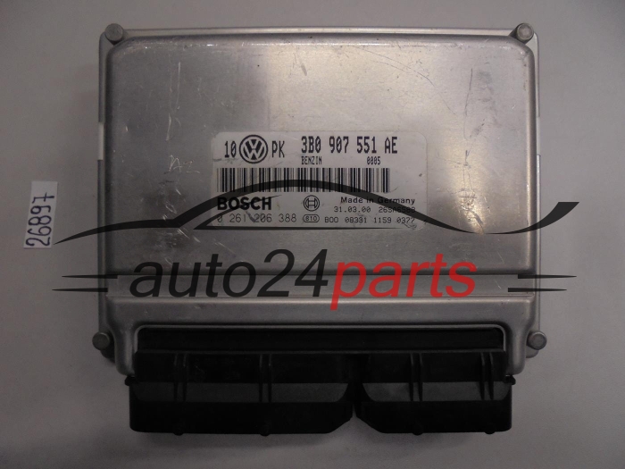 Calculateur moteur Audi 0261206388 3B0907551AE