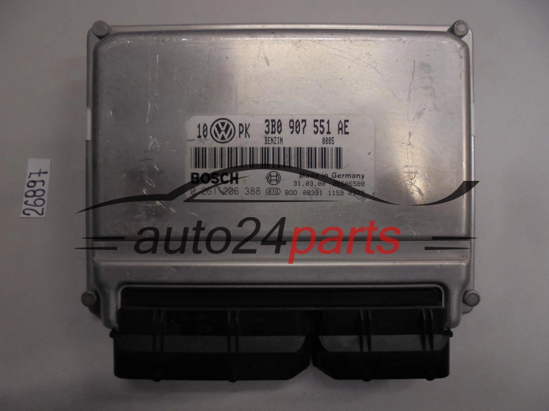 Komputer sterownik silnika Audi 0261206388 3B0907551AE