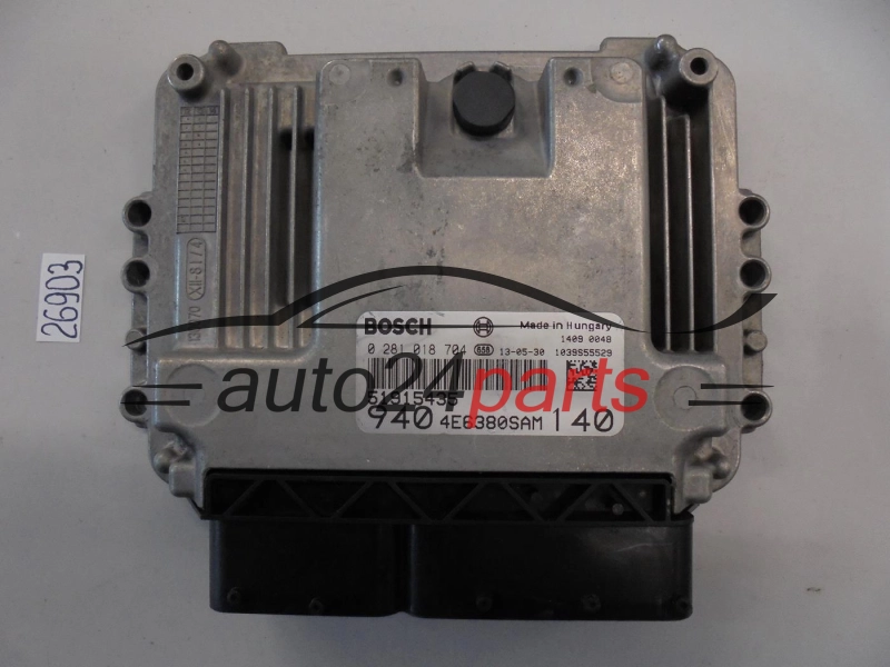 KOMPUTER STEROWNIK SILNIKA ALFA ROMEO 0281018704 51915435