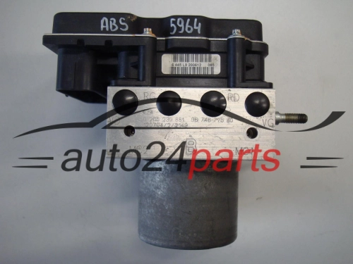 ABS POMPA I STEROWNIK PEUGEOT BOSCH 0 265 230 881, 0265230881, 9674677580, 0265951433