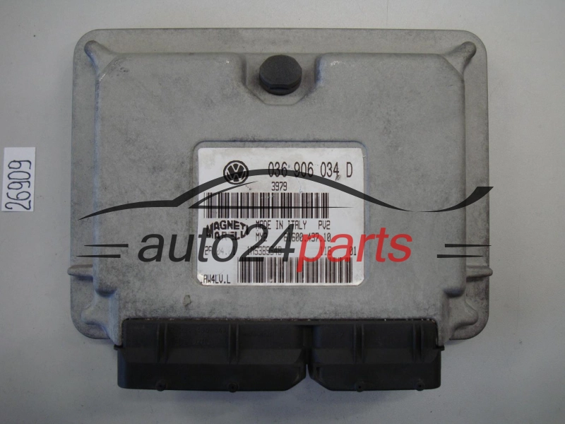 KOMPUTER STEROWNIK SILNIKA SEAT LEON VW POLO 1.4 AUA 1.6 036 906 034 D, 036906034D, 61600.437.09, 6160043709, IAW4LV.L, IAW4LVL