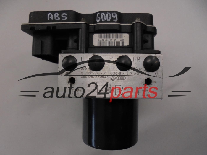 POMPA ABS I STEROWNIK VOLKSWAGEN 0265234701 6Q0614517AQ 6Q0907379BH 0265951008